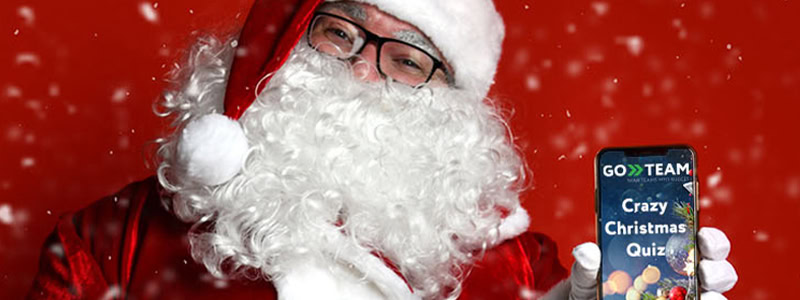 Julefrokost lege og underholdning med quizzer og teambuilding til firmafesten.